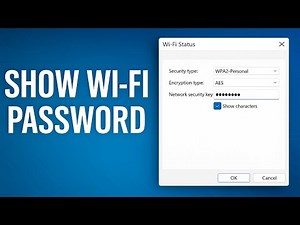 How to Show Wifi Password in Windows Laptop/PC