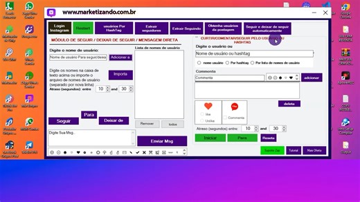 Tutorial Instabot Pro