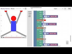 Blockly Games Movie level 7