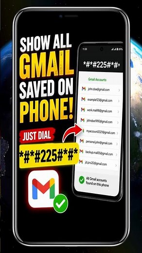 🌟 How to Find All Gmail Accounts Connected to Your Phone📱
