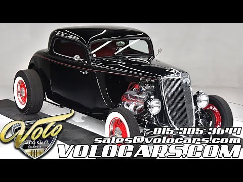 1933 Ford 3 Window Coupe for sale at Volo Auto Museum (V19639)
