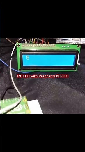 (Demo) I2C LCD Interfacing with Raspberry Pi Pico Display Text and Custom Characters