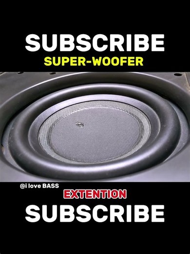 🔥 Crazy Deep Subwoofer Bass Extension Test 🔊 Feel the Low Frequency! #shorts