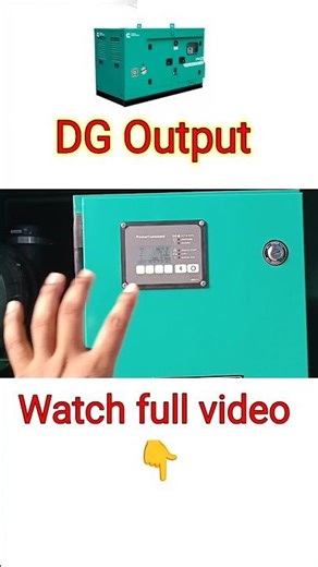 dg basic knowledge | dg output voltage #dg #jakson #jaksondg #shorts