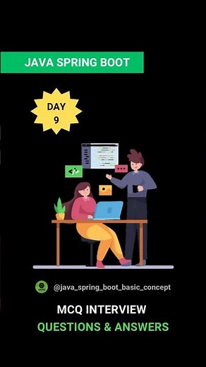 Spring Boot MCQs to Crack Any Java Interview Fast! ⚡ #Day9 #shorts #java #developer #coding