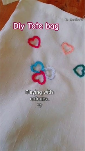 DIY tote bag no #sewingmachine #diy #sewing #totebag #sewingideas #sewingprojects #noelcrafts