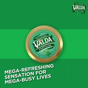 When life becomes mega-draining, don’t forget to have a mega-refreshing moment. Take Valda and keep on moving. | VALDA Pastilles