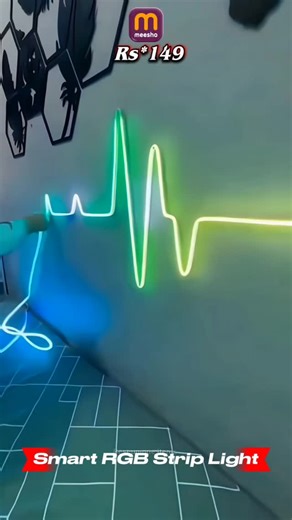 Gadgets Guru on Instagram: "Smart RGB Neon LED Strip Light 🤩 Gesto 5 Meter RGB Neon Strip Lights with Adaptor – Mobile App and Remote Controlled, Music Sync RGB Lights | DIY Design Multicolor LED Lights for Home Decoration,Diwali Decoration,PC,Gaming,Wall Decor #gadgets #trending #coolgadgets #trendingreels #viral #instagramreels #product #bestgadgets #reels #gadget #smart #rgb #neon #led #strip #lighting #reels"