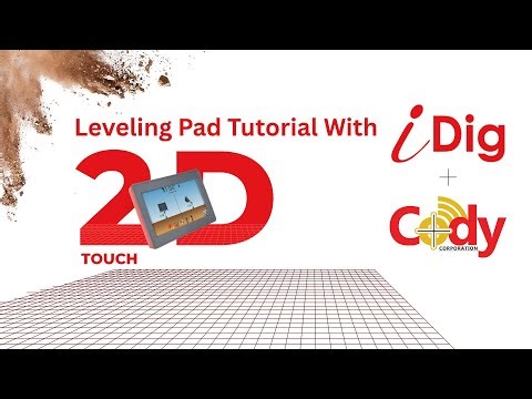 iDig 2D Touch Excavator Tutorial | Simple Pad Leveling Made Easy