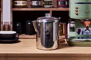 ZOWIE KING Camping-Fire Coffee Percolator Stovetop Pot- Stainless Steel Stove top Coffee Pot, Unleash Flavor in the Great Outdoors (12 Cups)