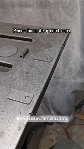 Insane Illusions Fabrication on Instagram: "Quick clip showing all the peices that make up basic oil catch cans. #metalfab #metalfabrication #fabricationlife #autofab #handmade #welding #migwelding #tigwelding #srt4parts #srt4fab #srt4mods #srt4goodies #insaneillusionsfabrication #insaneillusionsfab #lancasterpa #lancastercountypa"