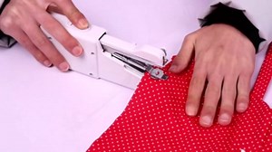 Handheld Sewing Machine, Portable & Cordless Mini Sewing Machine for Beginners - Electric Fast Stitching, DIY Fabric Clothes Repair Kit, Home Travel Mending Machine with Accessories (White)