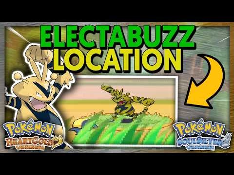 WHERE TO FIND ELECTABUZZ ON POKEMON HEARTGOLD & SOULSILVER