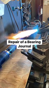 11K views · 117 reactions | Repair of a Bearing Journal #fyp #foryou #motor #bearing #ElectricMotorRepair #howto #electricmotor #howitsmade #viralvideo #sacramento #mechanic #tesla #bluecollarboys #motor #welding #spark #repair | Herold & Mielenz, Inc. | Facebook