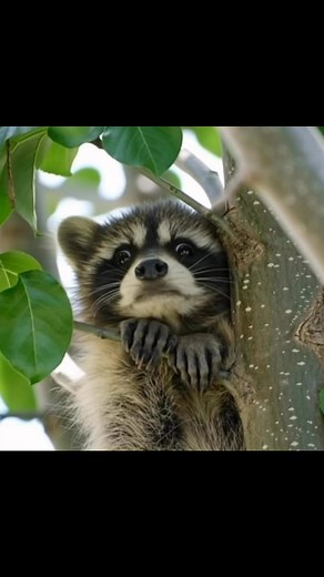 Baby Raccoon Climbed up a Tree 🦝 #BabyRaccoon #Wildlife #Nature #countrylife | Phil Chamberlin Jr.