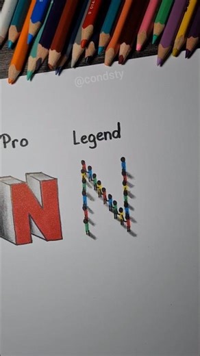 How to draw letter 'N'