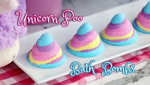 20K views · 1.6K reactions | Learn how to make these DIY Unicorn Poop Bath Bombs! 濾 Watch full video here: youtu.be/ASlabKoBqIw | Rosanna Pansino | Facebook