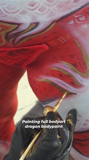 134K views · 193 reactions | Dragon transformation ✨️✨️♥️❤️♥️❤️♥️❤️ | Fine Art, Bodypainting & Airbrush Make-up / bodyart by Lana Chromium | Facebook