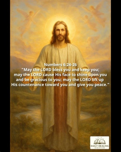 Numbers 6:24-26 - Daily Healing Scripture 6:00AM EST upload #god #healing #jesus #christian
