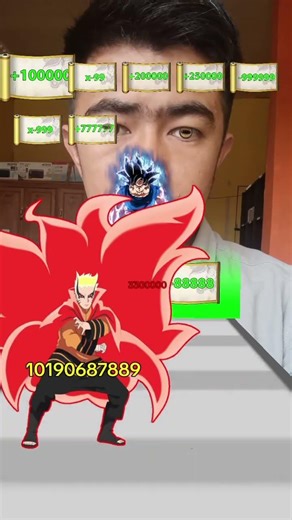 Naruto Baryon Mode 🆚 Goku #trending