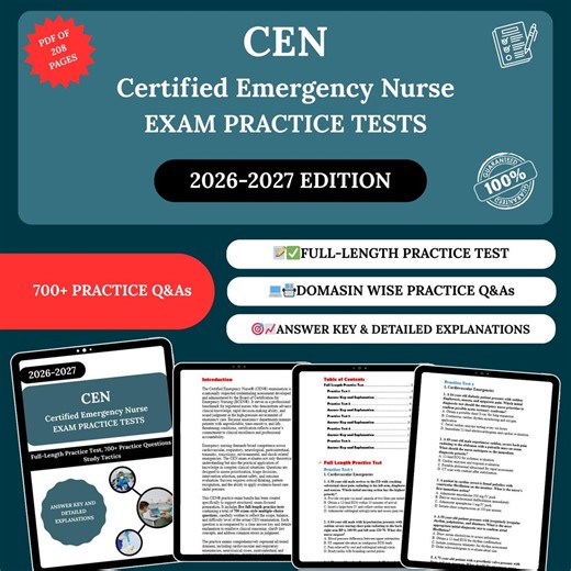 Cen Practice Exam 2026 | Cen Practice Test | Cen Practice Questions | Cen Questions | 700+ Practice Questions | Cen Exam - Etsy