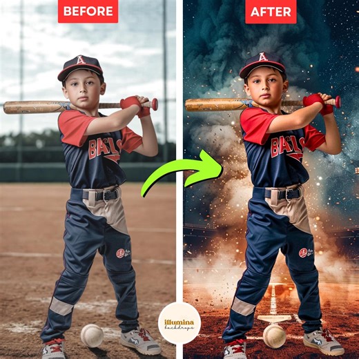 Baseball Photo Backgrounds: Stadium, Field, Fog Effects (JPG Digital Download Bundle of 50 ) - Etsy