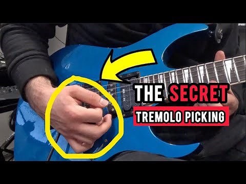 The Secret To Tremolo Picking (lesson)