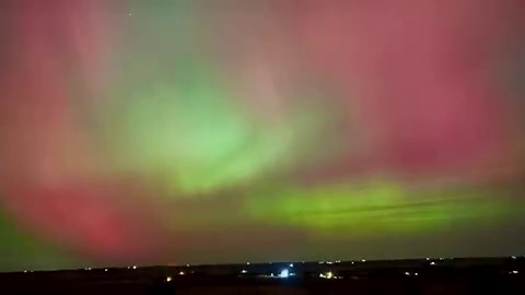 Northern lights in Iowa: Gorgeous timelapse video of aurora in Des Moines sky