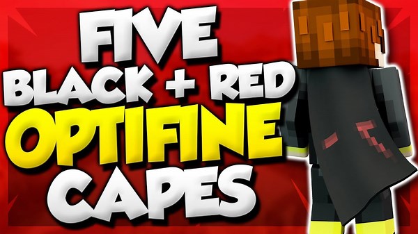 5 Black and Red Optifine Cape Designs – Best Minecraft Capes