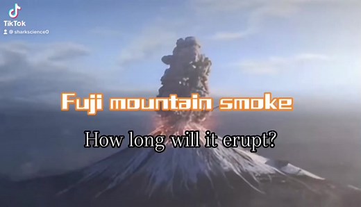 What Happens When Mount Fuji Erupts?#foryou #fyp #volcanoeruption #mountfuji