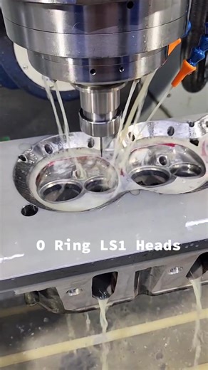 Oringing LS1 heads on the @centroidcnc for boost. $250 from Prestige. #centroid #cncmachining #centroidcnc #cylinderheads #cncheads #enginebuilding #lsengines #lsswap #engines #enginesoftiktok #musclecar