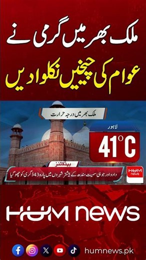 Scorching Heat Grips the Nation | Hum News | Pakistan