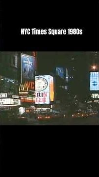 Times Square in the 80s