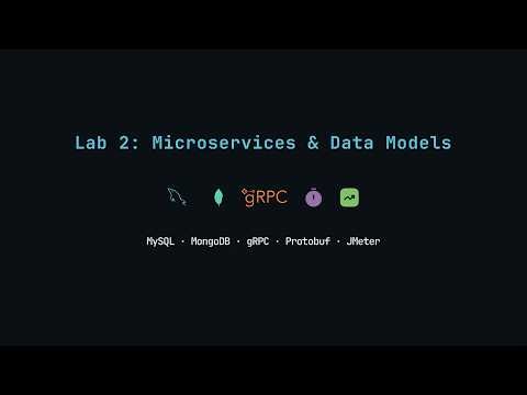 Microservices Architecture Tutorial: MySQL + MongoDB + gRPC + JMeter Performance Testing