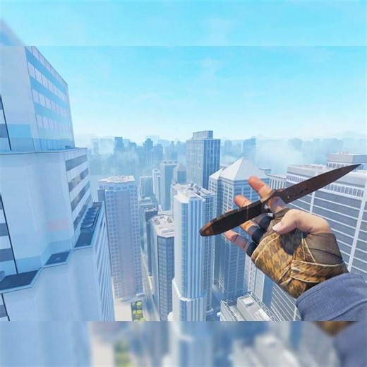 Skeleton Knife Rust Coat (BS) + Hand Wraps Desert Shamagh (FT) #cs2 #csgo #knife