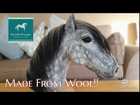 Brand New Needle Felting Horse Head Course | I Will Teach You How To Create You Own Stunning Horse
