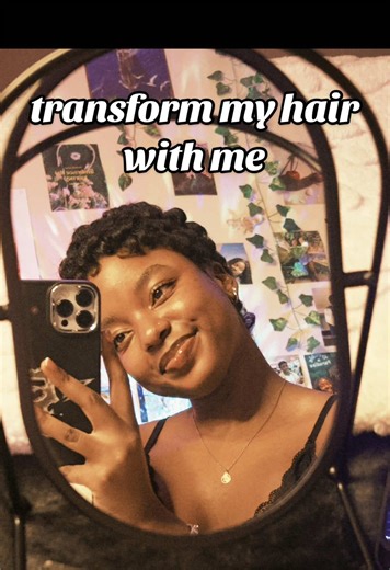 Relaxed Hair to Pixie Cut Transformation