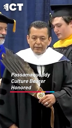 Cultural bearer Dwayne Tomah, Passamaquoddy, was honored for keeping language and lifeways alive at the University of Maine Machias. “It's so important for Indigenous people to stand up and come to the forefront and be leaders and to be able to share a lot of this knowledge,” the Sipayik Museum director said about his recognition. ▶️ Watch the full newscast at https://www.youtube.com/watch?v=z0EZXTIi7UI #ICTnews | Indian Country Today