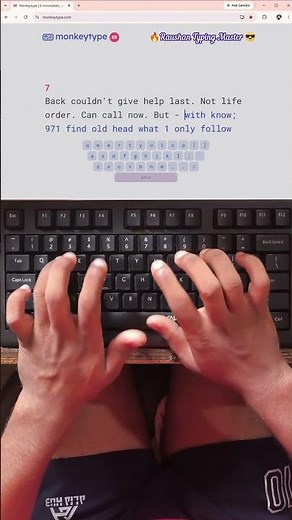 🚀 91 WPM Fast Typing Speed Test | No Mistakes! #fasttyping #typingtest #raushantypingmaster