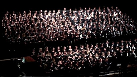 Great turnout in Moore Auditorium for the concluding concert of the 71st annual J. Elwood Roberts - Mars Hill University Choral Festival. Have a listen to the combined Festival Choir, MHU Choir, & Festival Instrumental Ensemble. | Mars Hill University