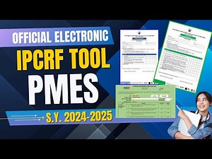 PMES Tool for Teachers | GET THE OFFICIAL ELECTRONIC IPCRF TOOL HERE!