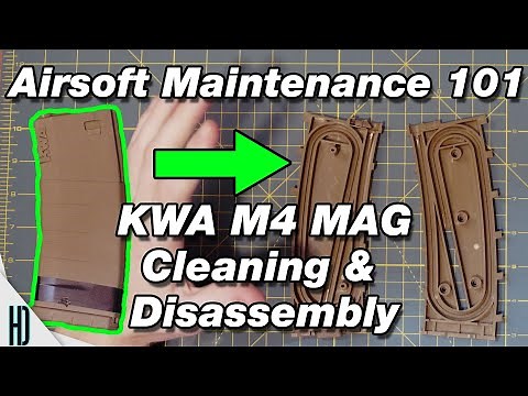 How To Clean Your Airsoft Magazines | KWA M4 Midcap | Airsoft Maintenance 101