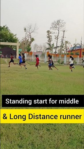 Standing start for middle & Long Distance runner🦘