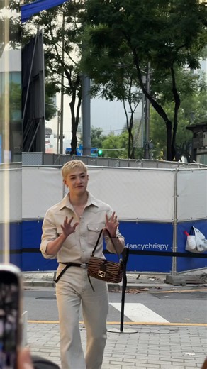 Bang Chan at Palazzo Fendi Seoul — Stray Kids x Fendi Appearance