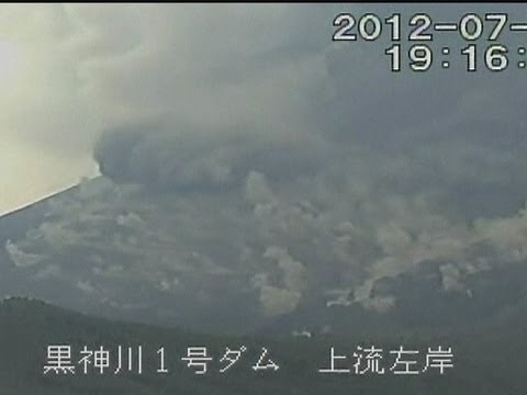 Breathtaking volcanic eruption in Japan: Sakurajima awakes