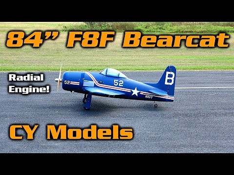 Awesome Sound - CY 84-inch span F8F Bearcat Review | HobbyView