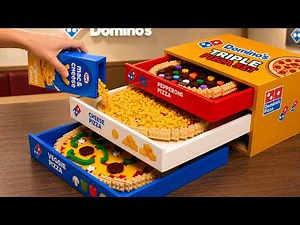 Domino's Pizza Was Too Spicy 🔥 So I Made 3 LEGO Pizzas Instead LEGO COOKING