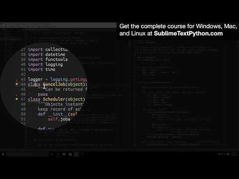 Setting up Sublime Text for Python Developers – Lesson #1