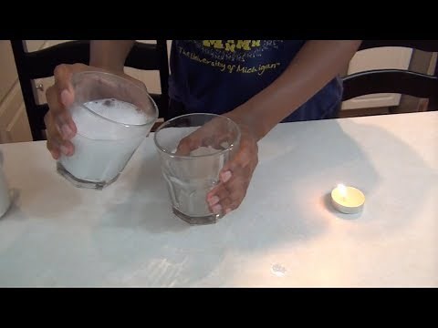 Vinegar and Baking Soda Candle Trick: Cool Science Experiments For Kids