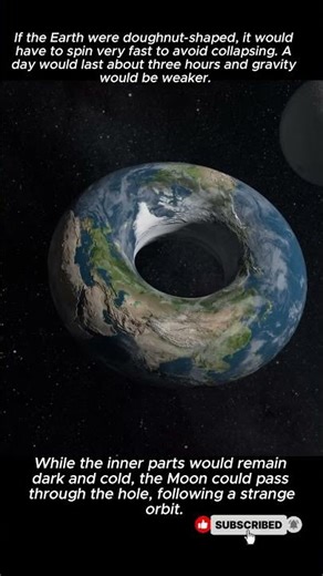 What If Earth Was Shaped Like a Donut? 🍩🌍 #shorts